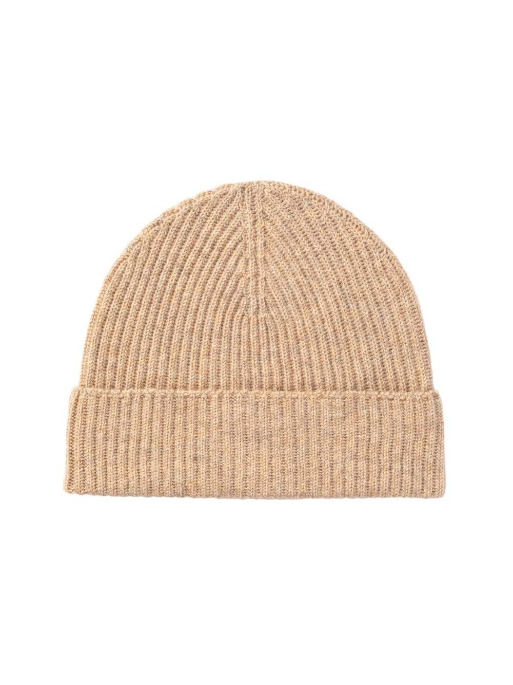 Johnstons Of Elgin 100% Natural Ribbed Cashmere Beanie Touque Made In Scotland